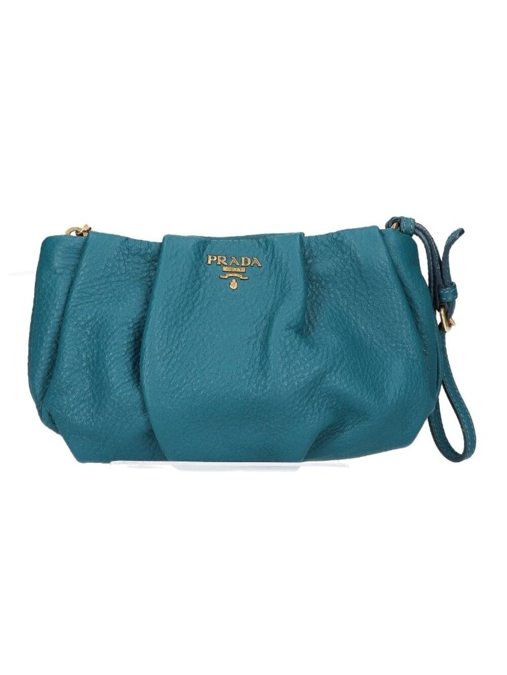 Prada Leather Gathers Handbag